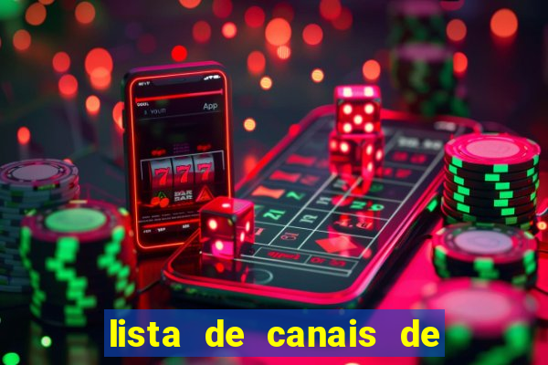 lista de canais de esporte iptv